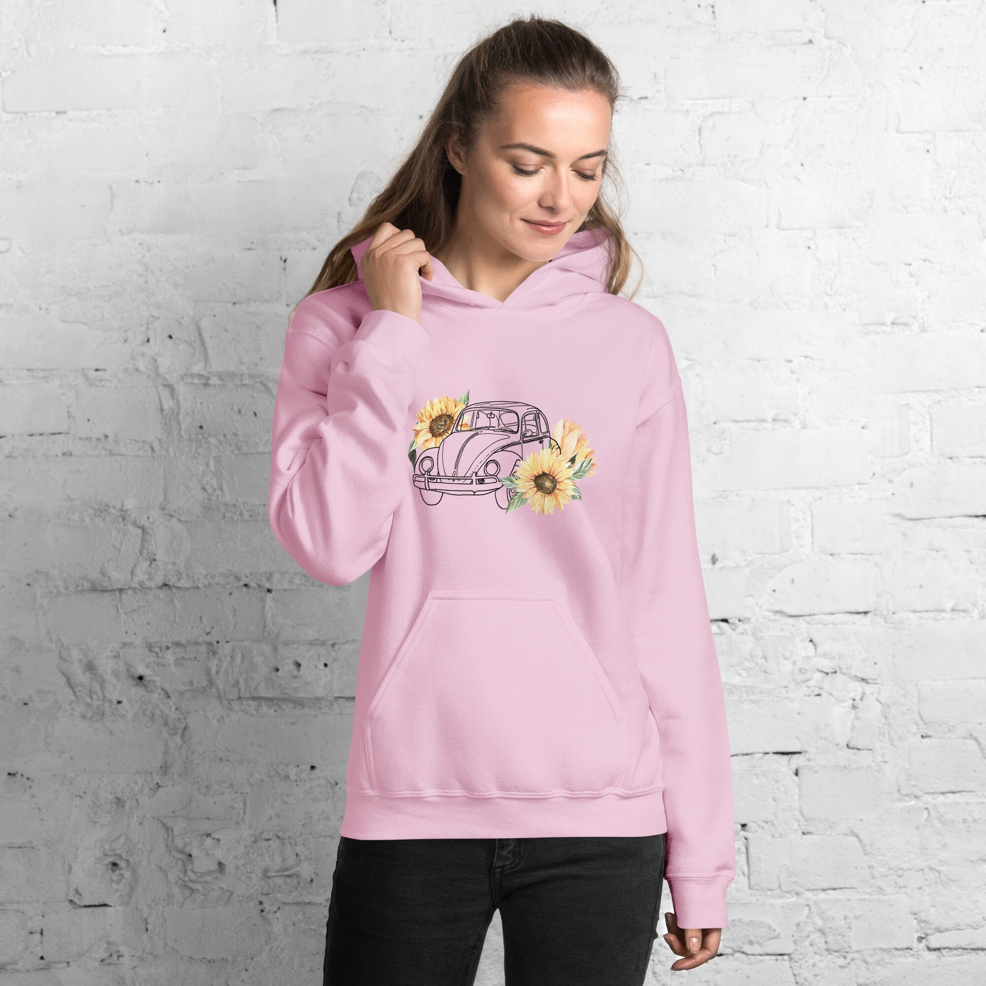 Women's Classic Beetle Sunflower Hoodie