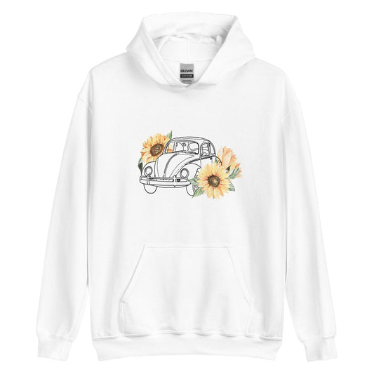 Women's Classic Beetle Sunflower Hoodie