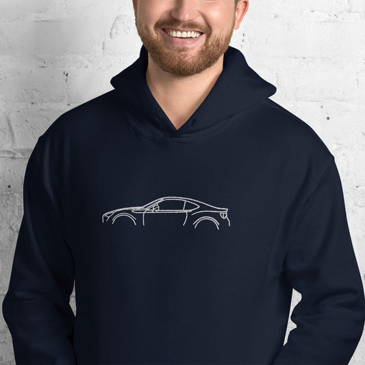 Embroidered GT86/FRS/BRZ Car Silhouette Unisex Hoodie