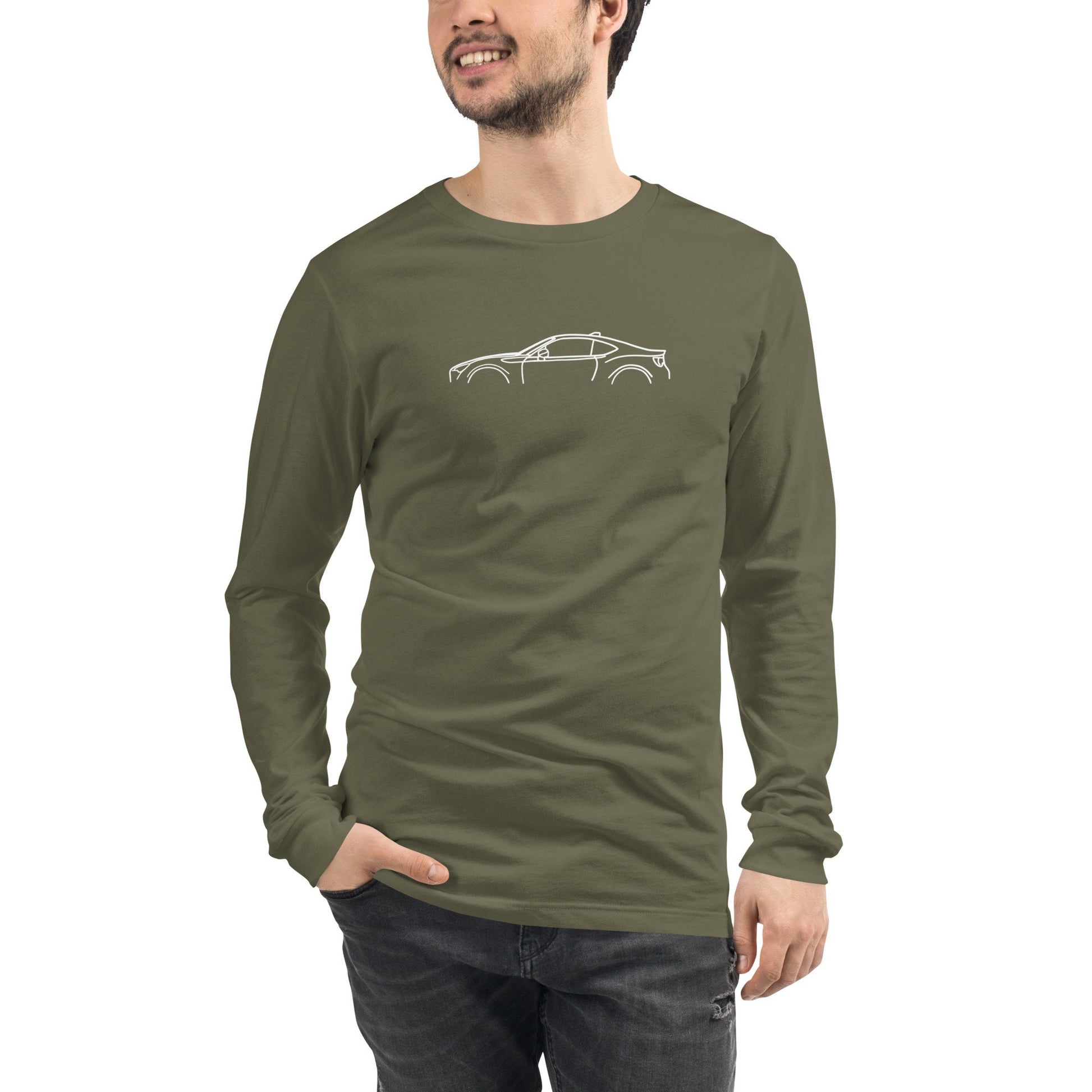 BRZ/FRS/GT86 Car silhouette Unisex Long Sleeve Tee