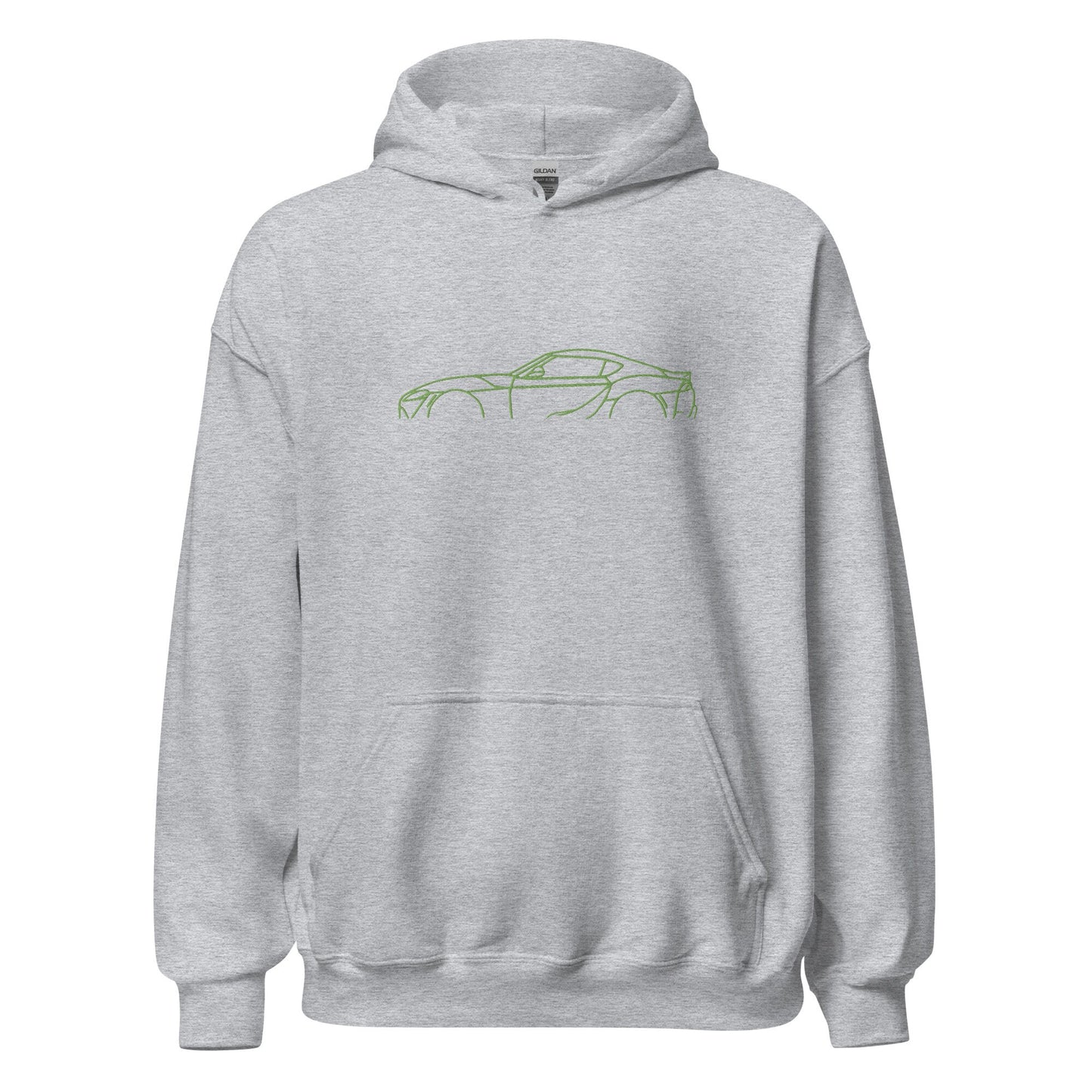 Embroidered Supra Mk5 Car Silhouette Hoodie, JDM Hoodie, Perfect Gift Idea