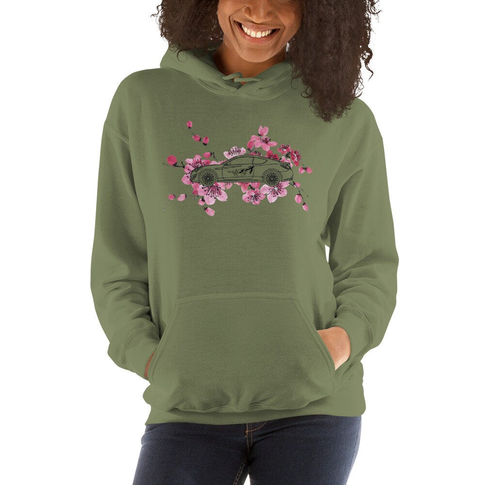 Genesis Cherry Blossom Car Unisex Hoodie