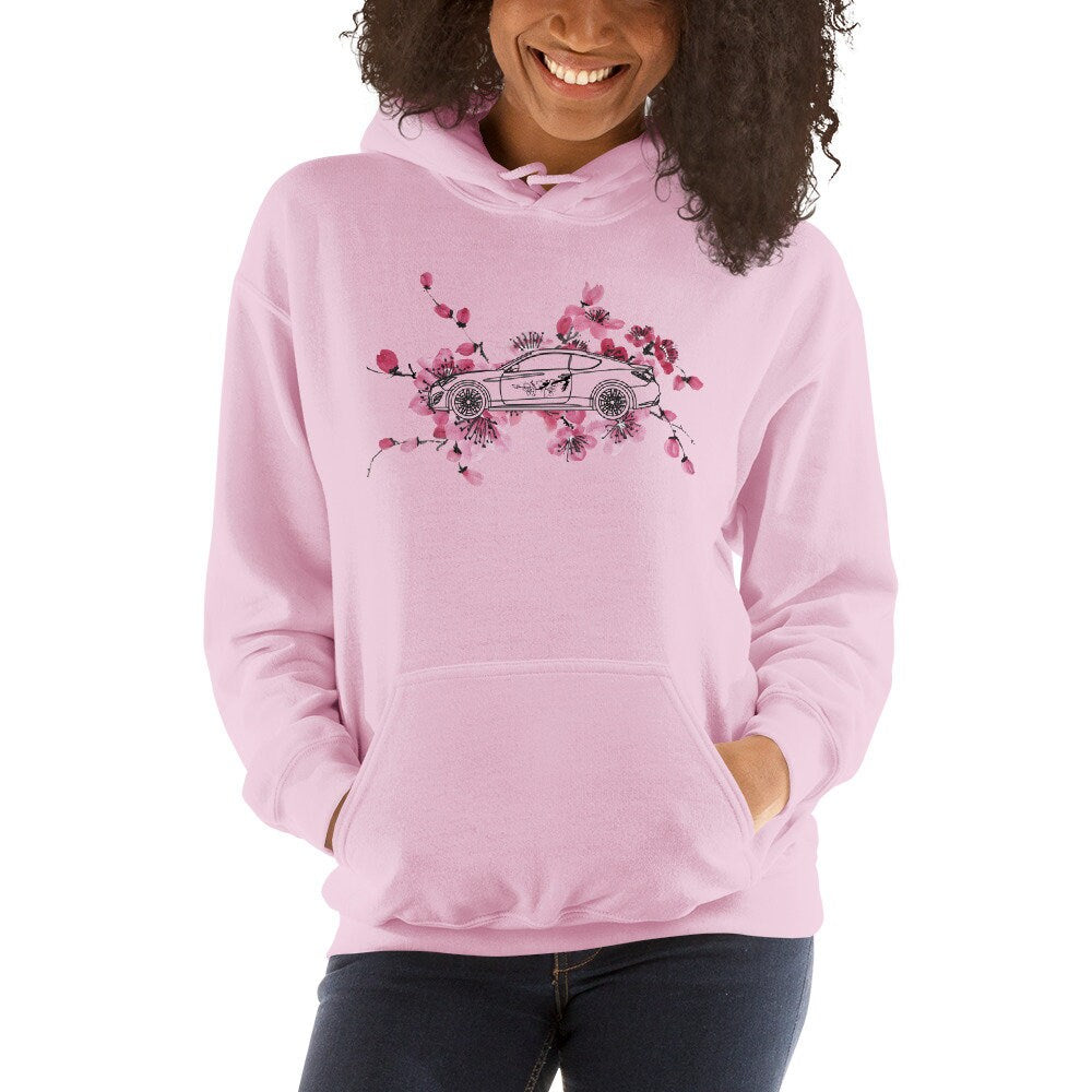 Genesis Cherry Blossom Car Unisex Hoodie