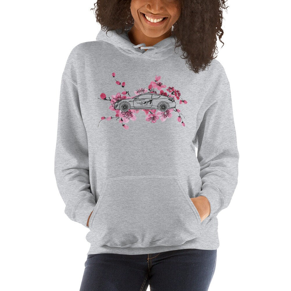 Genesis Cherry Blossom Car Unisex Hoodie