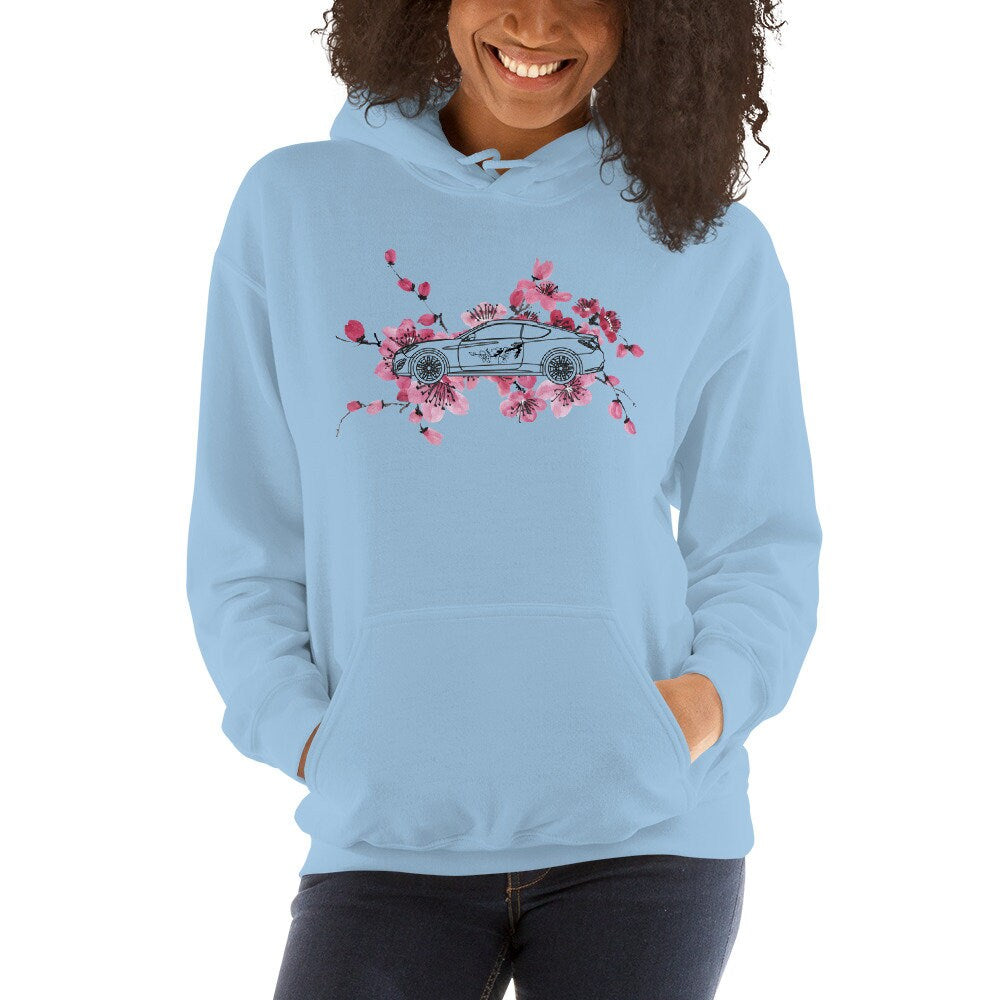 Genesis Cherry Blossom Car Unisex Hoodie