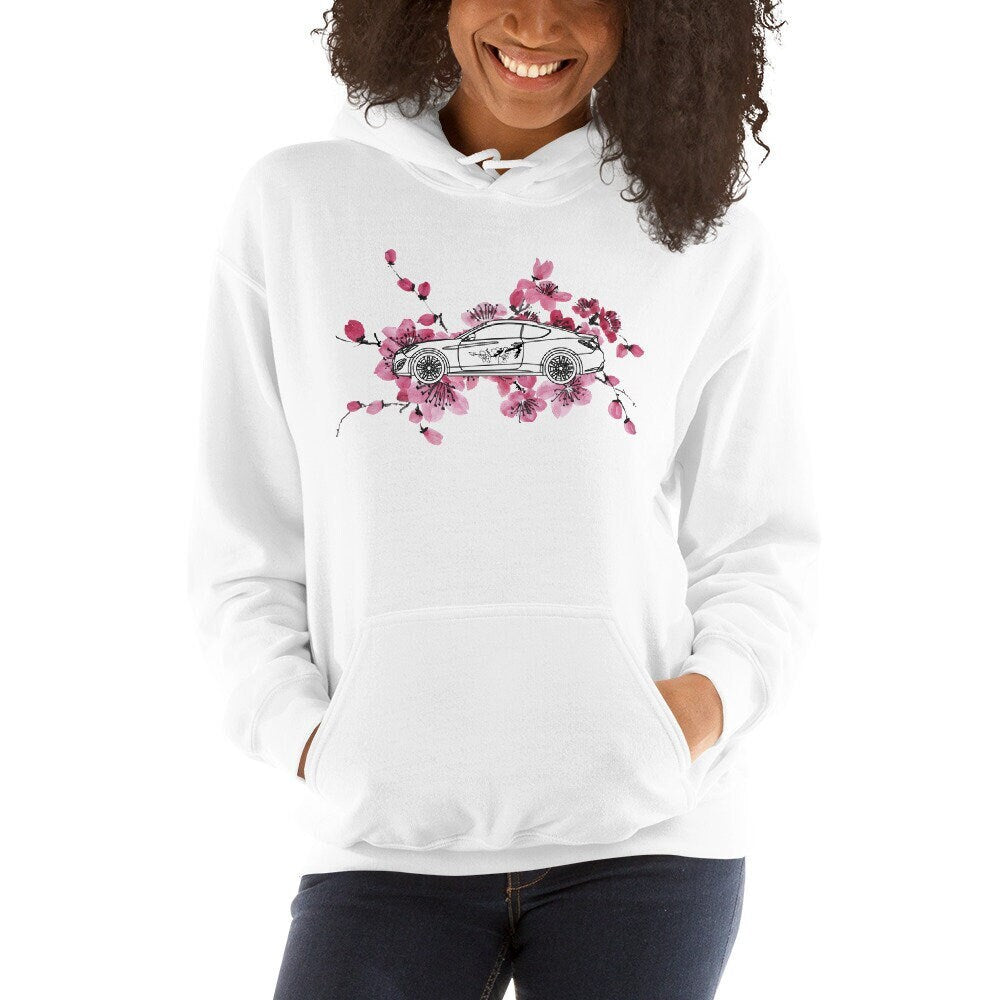 Genesis Cherry Blossom Car Unisex Hoodie