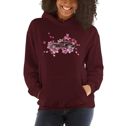 Genesis Cherry Blossom Sakura Car Unisex Hoodie