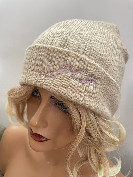 GT86 Customize Embroidered Ribbed knit beanie, Perfect Gift Elegant Car Beanie