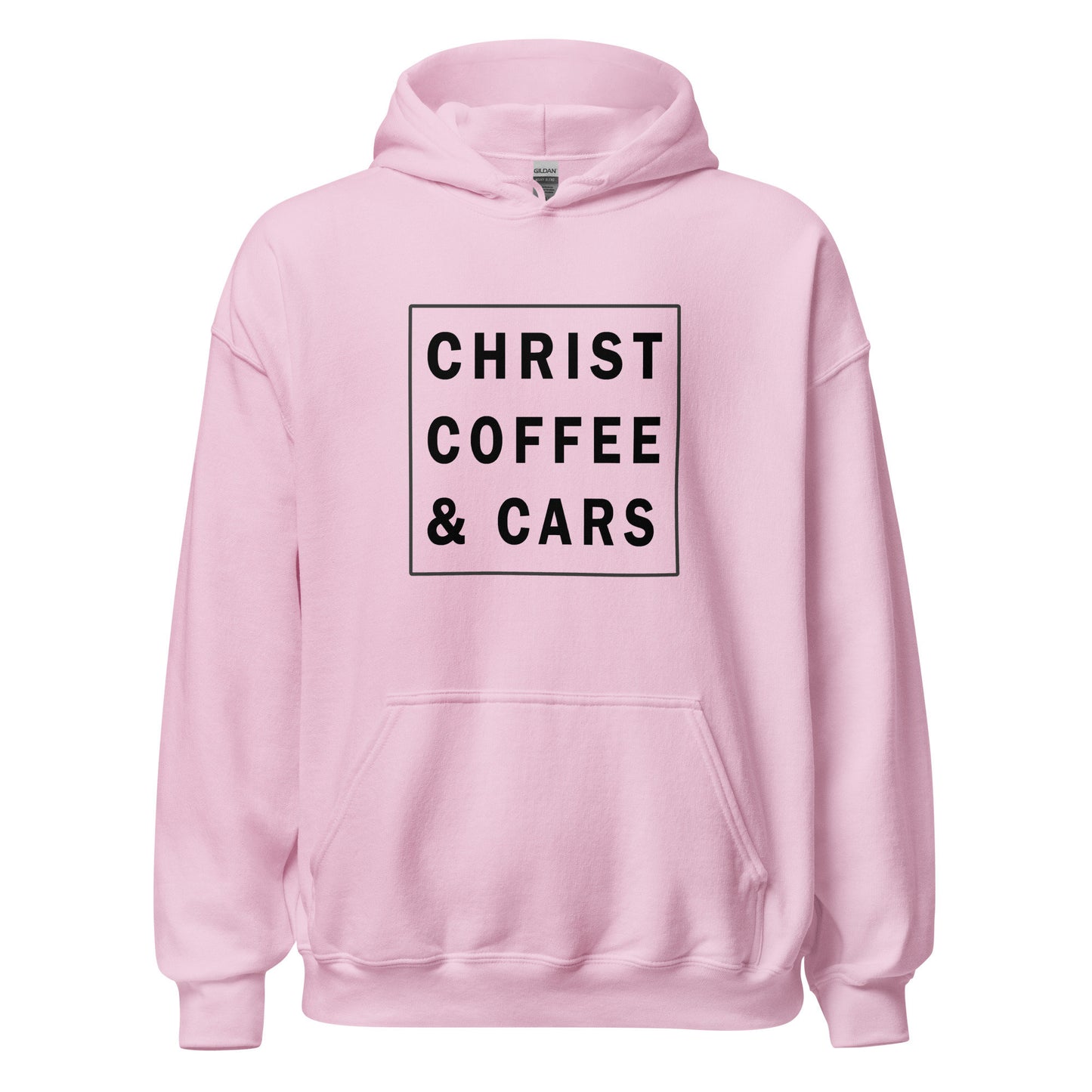 Christ, Coffee & Cars Unisex Hoodie, Christain Car Enthusiast, Gift Idea